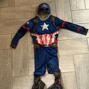 Captain America kids Halloween costume small